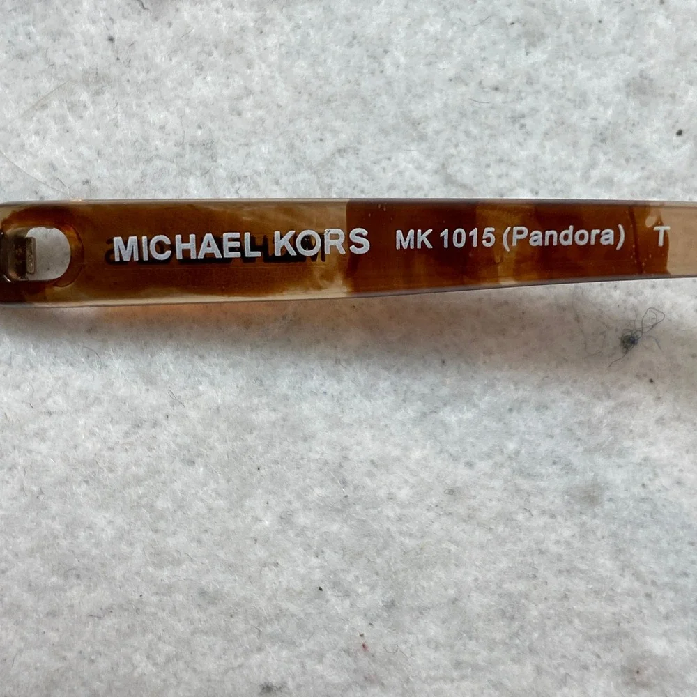 Michael Kors MK1015 Pandora Aviator Sunglasses Rose Gold Mirror Lens 1130R1 58mm - Picture 6 of 14